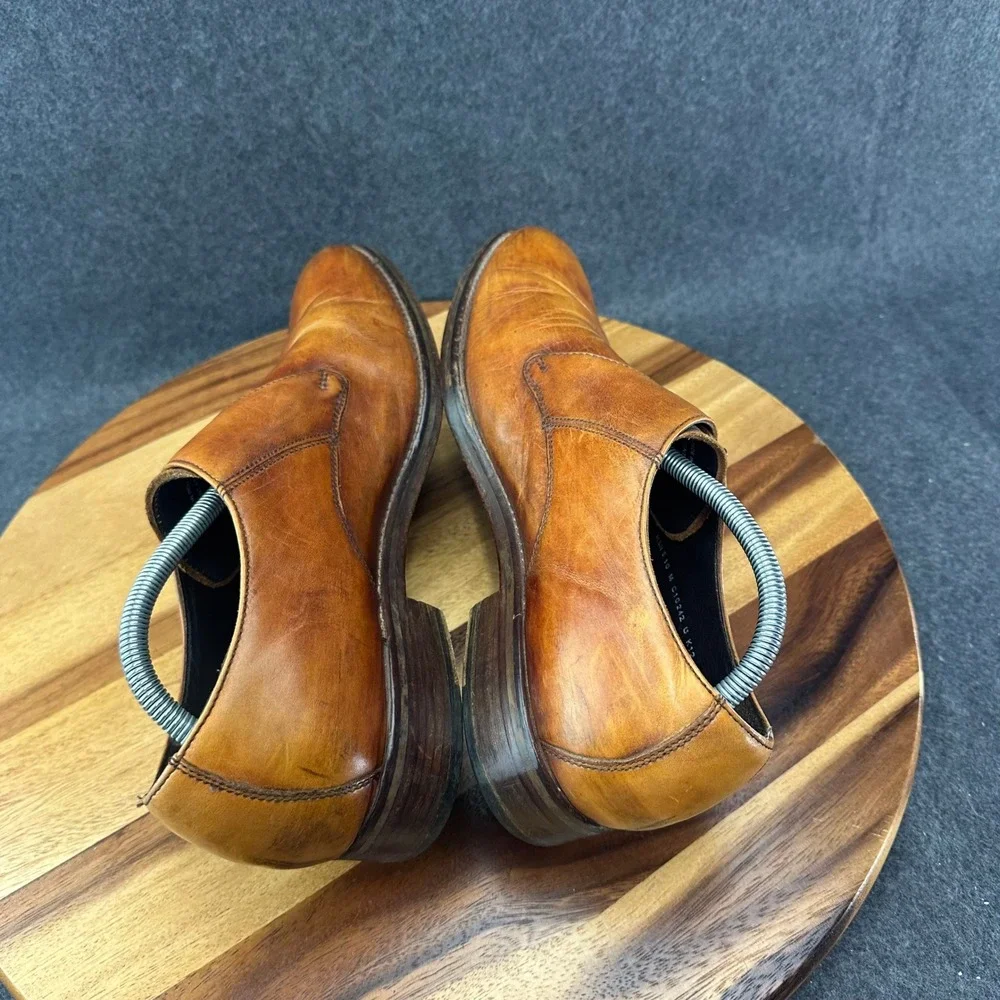 Vtg Cole Haan Air Madison Tan Monk Strap Loafers Sz 10 M Nikeair Derby Oxford